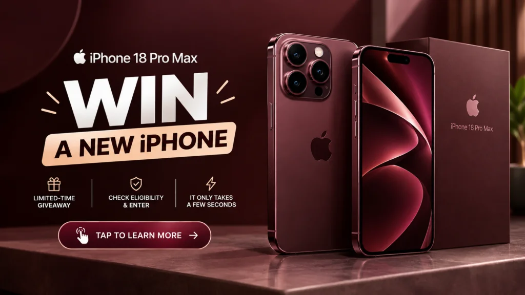 Win an iPhone 18 Pro Max